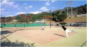 北谷運動公園テニスコートの画像