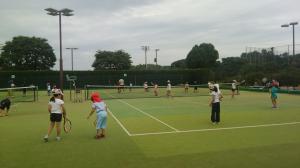 直方市総合型地域スポーツクラブ　わくわくクラブのおがた　硬式テニス教室　開催！